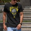 callsign ghost lifestyle black. TON "Ghost MW2" Unisex Premium T-Shirt - Black