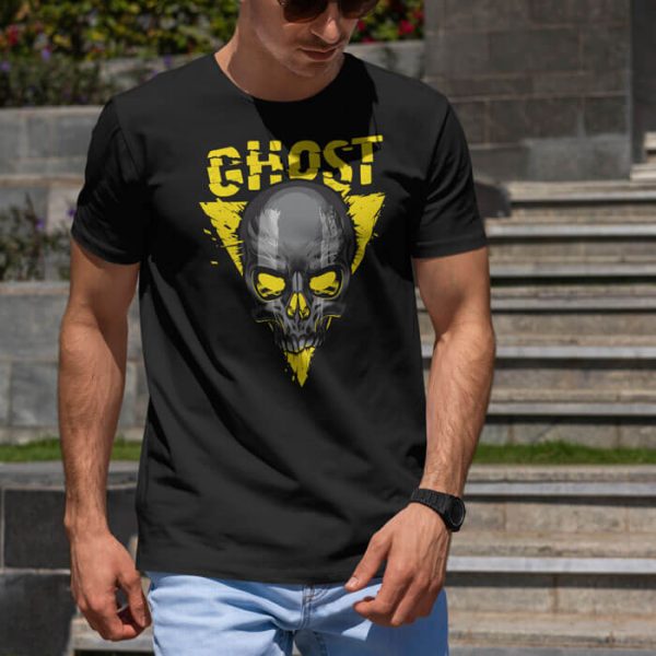 callsign ghost lifestyle black. TON "Ghost MW2" Unisex Premium T-Shirt - Black