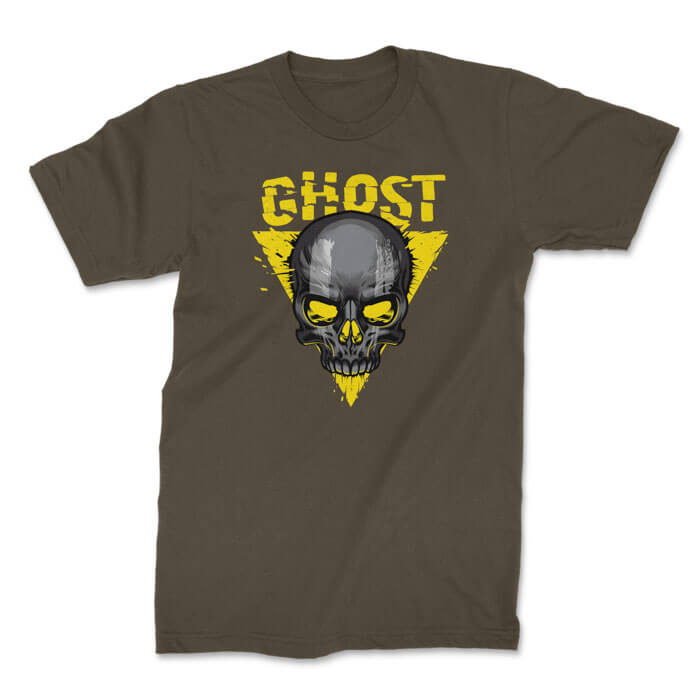 callsign ghost front olive. TON "Ghost MW2" Unisex Premium T-Shirt - OD