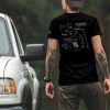 cerus glock lifestyle back black. Cerus Gear Glock Gen 5 Schematic Premium T-Shirt - Black