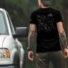 cz p-07 lifestyle back. Cerus Gear CZ P07 Schematic Premium T-Shirt - Black