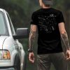 cz shadow 2 lifestyle back. Cerus Gear CZ Shadow 2 Schematic Premium T-Shirt - Black