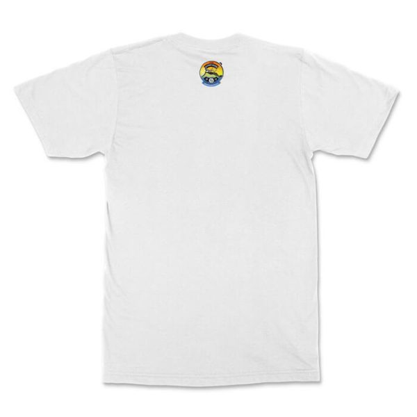 crew neck t-shirt back white. TON "Cancel Everything - Blouberg" Unisex Premium T-Shirt
