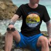 crew neck t-shirt lifestyle black. TON "Cancel Everything - Blouberg" Unisex Premium T-Shirt
