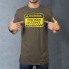 contains alcohol lifestyle olive. TON "Contains Alcohol" Unisex Premium T-Shirt