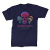 neon skulls front navy. TON "Darkslide Neon Skulls" Unisex Premium T-Shirt