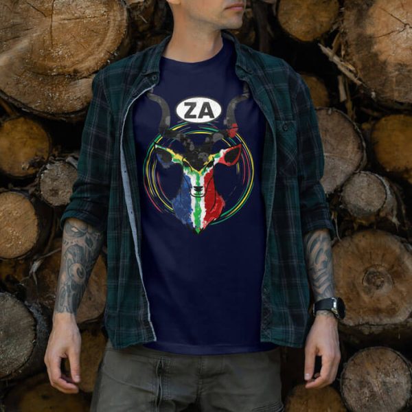 kudu za lifestyle navy. TON "Kudu ZA" Unisex Premium T-Shirt