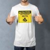 caution contains nuts lifestyle white. TON "May Contain Nuts" Unisex Premium T-Shirt