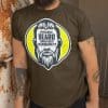 with great beard modern lifestyle olive. TON "With Great Beard - Modern Man" Unisex Premium T-Shirt