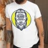 with great beard modern lifestyle white. TON "With Great Beard - Modern Man" Unisex Premium T-Shirt