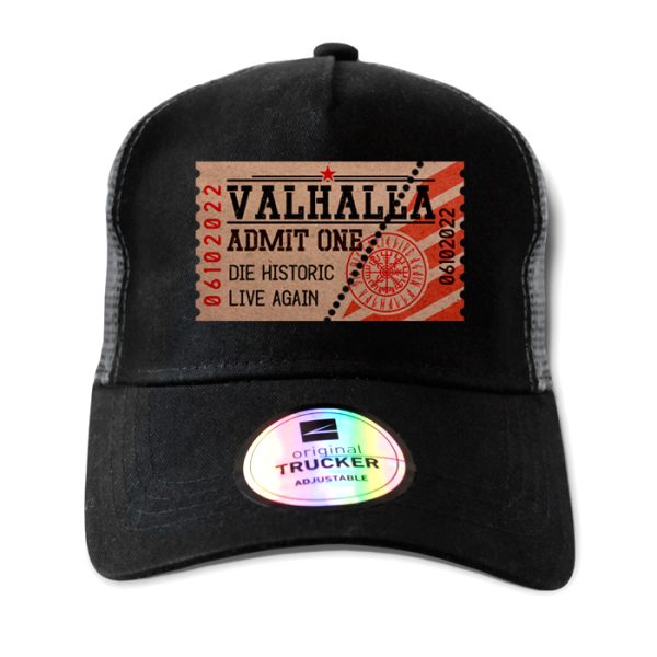 ton-outdoor-6-panel-outdoor-trucker-cap---admit-on. TON "Admit One" Outdoor Trucker Cap