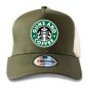 ton-outdoor-6-panel-outdoor-trucker-cap---guns-and. TON "Guns and Coffee" Outdoor Trucker Cap