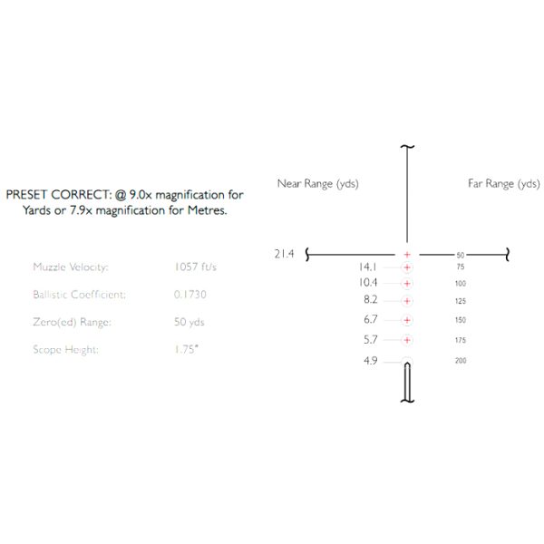hawke-vantage-scope-3-9x40mm-ir-variable-(rimfire-. Hawke Vantage Scope 3-9X40MM IR Variable (Rimfire .22 Subs. Reticle)
