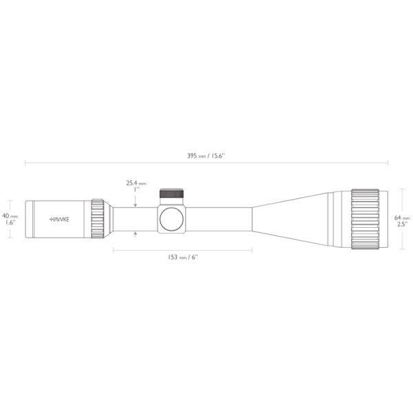hawke-vantage-scope-6-24x50mm-ir-ao-(mil-dot-retic. Hawke Vantage Scope 6-24x50MM IR AO (Mil Dot Reticle)