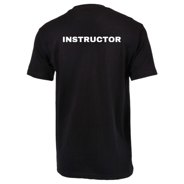 dzi-instructor-t-shirt-black-001. DZI "INSTRUCTOR" 165g Premium Duty T-Shirt