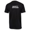 dzi-safety-officer-t-shirt-black-001. DZI "SAFETY OFFICER" 165g Premium Duty T-Shirt