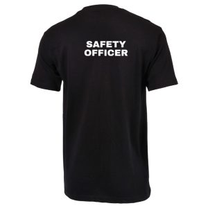 dzi-safety-officer-t-shirt-black-001. DZI "SAFETY OFFICER" 165g Premium Duty T-Shirt