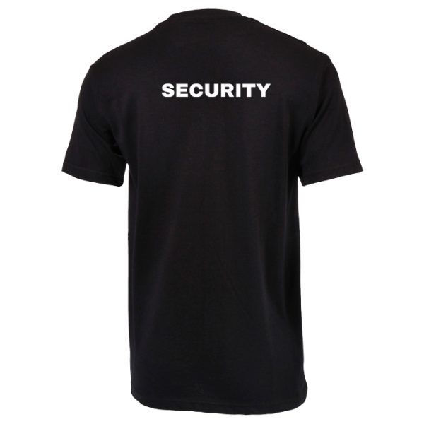 dzi-security-t-shirt-black-001. DZI "SECURITY" 165g Premium Duty T-Shirt