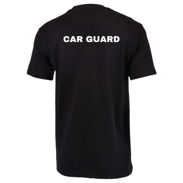 dzi-car-guard-t-shirt-black-001. DZI "CAR GUARD" 165g Premium Duty T-Shirt