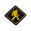 tacspec-bigfoot-pvc-velcro-patch---black-yellow. TacSpec "Bigfoot" PVC Velcro Patch - Black/Yellow