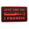 tacspec-just-the-tip-pvc-velcro-patch. TacSpec "Just the Tip" PVC Velcro Patch - Black