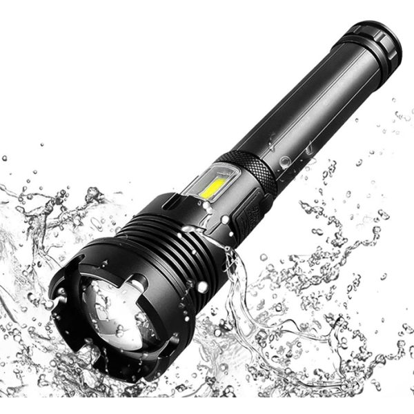 zartek-za-419-004. Zartek ZA-419 High Bright 2500 Lumen LED Rechargable USB Flashlight