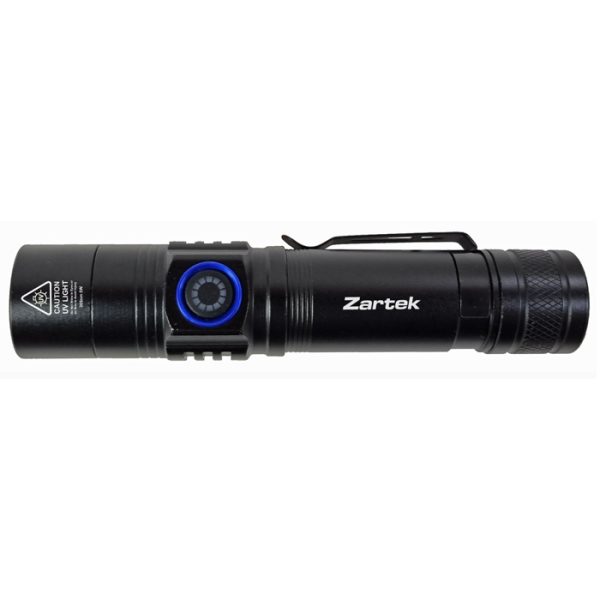 zartek-za-496-003. Zartek ZA-496 UV 5W High Power LED Rechargable USB Flashlight