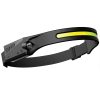 zartek-za-438-001. Zartek ZA-438 LED Headlamp with Silicon Headband with Hand Induction Sensor USB Rechargable