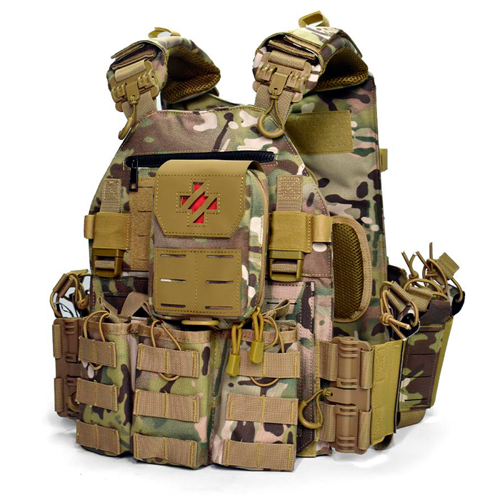 tacspec-agile-lcs-qr-plate-carrier-002. TacSpec Agile LCS QR Plate Carrier Vest w/ Pouches - Various
