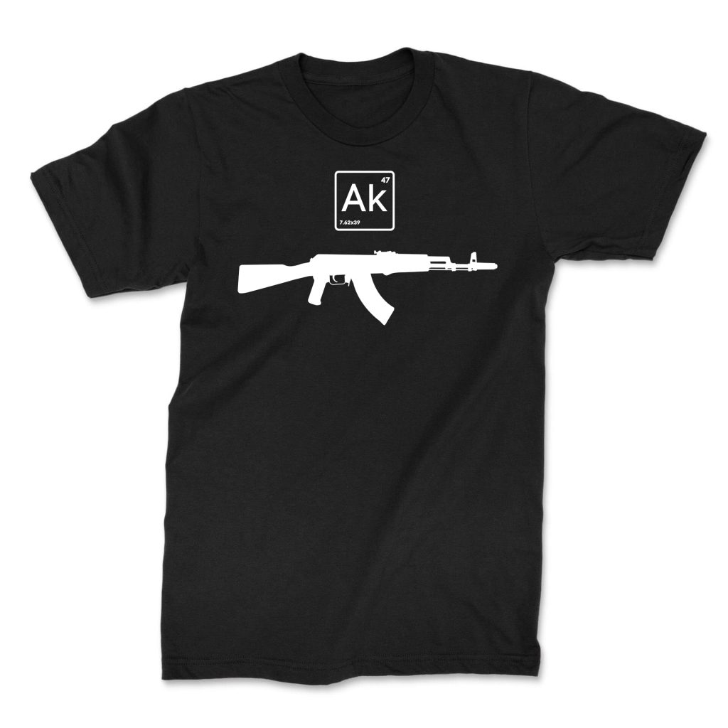 ton-t-shirt-ak-element-black-001. TON "AK Element" Unisex Premium T-Shirt - Black