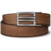 keblx1brn-kore-reinforced-buffalo-leather-ratcheti. Kore Reinforced Buffalo Leather Ratcheting Gun Belt with X1 Buckle - Brown - 24" - 44"