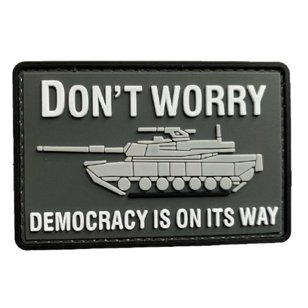 tacspec-don't-worry-it's-on-its-way---tank-pvc-vel. Tacspec "Don't Worry it's on it's Way" - Tank PVC Velcro Patch