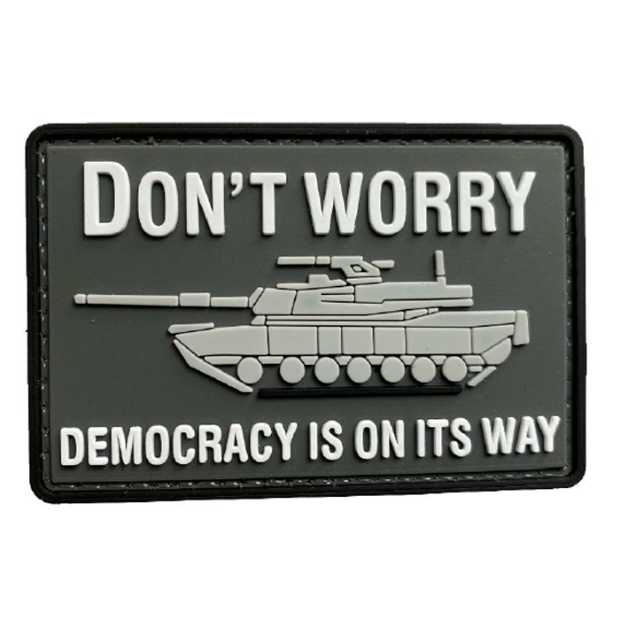 tacspec-don't-worry-it's-on-its-way---tank-pvc-vel. Tacspec "Don't Worry it's on it's Way" - Tank PVC Velcro Patch