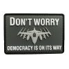 tacspec-don't-worry-it's-on-its-way---fighter-pvc-. Tacspec "Don't Worry it's on it's Way" - Fighter PVC Velcro Patch