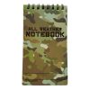 tacspec-tacspec-all-weather-waterproof-notebook-3x. Tacspec All Weather Waterproof Notebook 3" x 5", 48 Pages - Camo