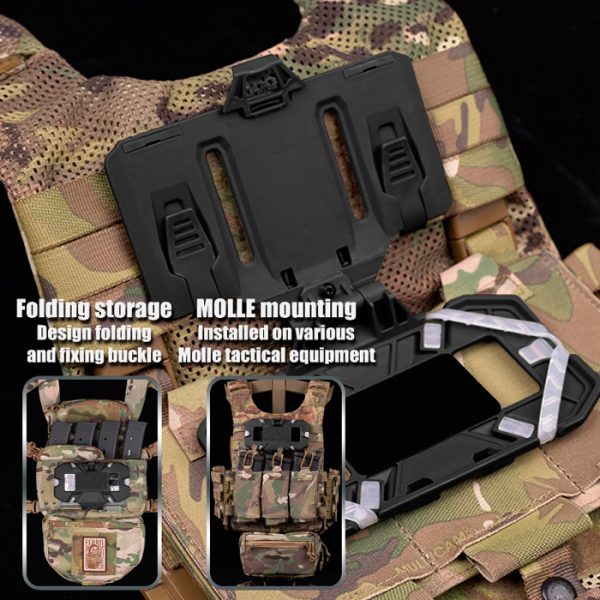 tacspec-molle-universal-folding-phone-navigation-b. Tacspec MOLLE Universal Folding Phone/Navigation Board - Black