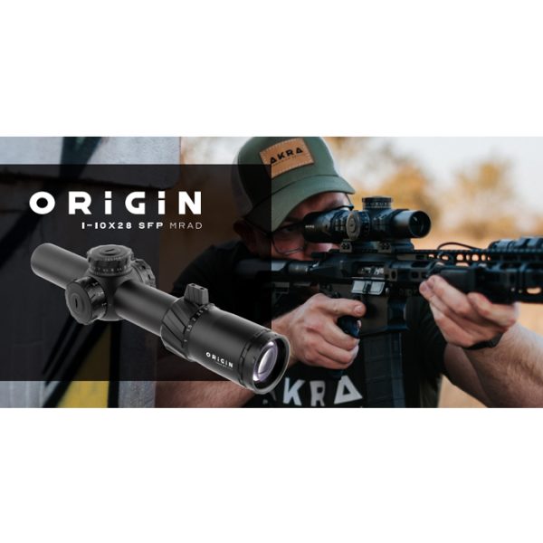 arka-origin-1-10x28-sfp-(mrad)-lpvo-optic-005. Akra Origin 1-10x28 SFP (MRAD) LPVO Scope (Rings & Extras Included)