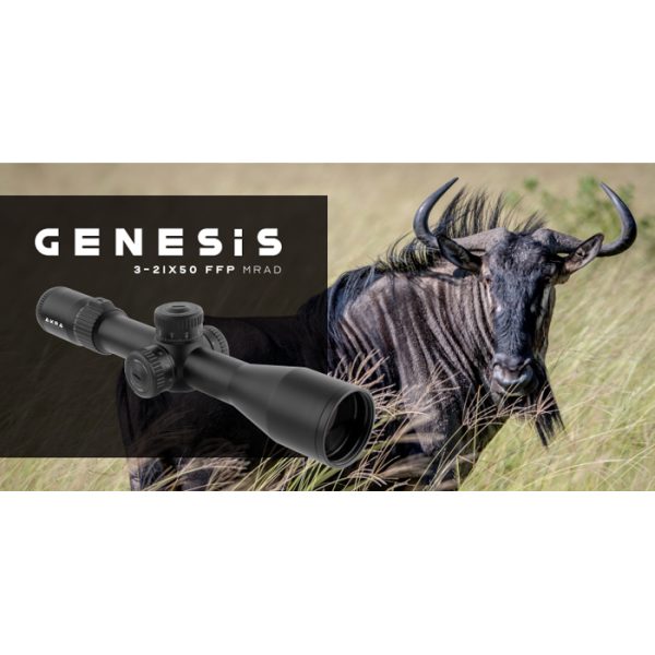 akra-genesis-3-21x50-ffp-(mrad)-scope-(rings-&-ext. Akra Genesis 3-21x50 FFP (MRAD) Scope