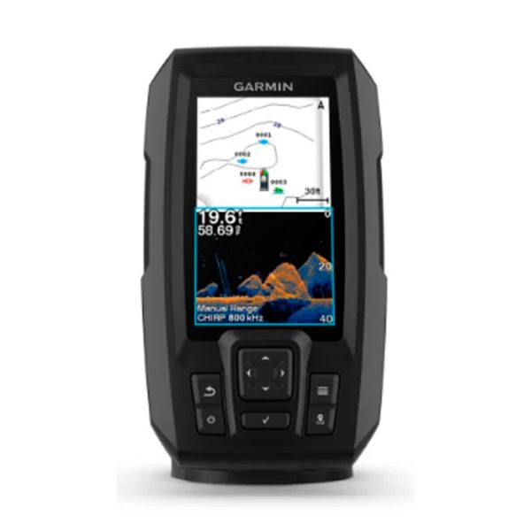 010-02550-01-garmin-striker-vivid-4cv-fishfinder-w. Garmin Striker Vivid 4cv Fishfinder With GT20-TM Transducer