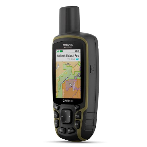 010-02451-12-garmin-gpsmap-65s-multi-band-multi-gn. Garmin GPSMAP 65s Multi-Band/Multi-GNSS Handheld with Sensors