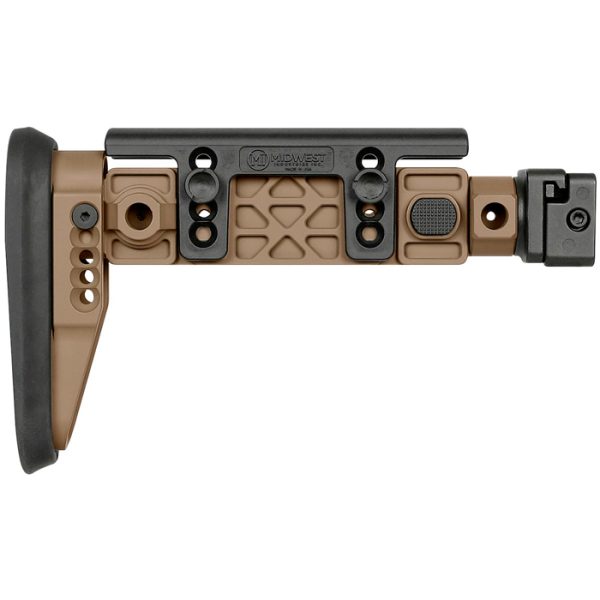 midwest-industries-ak-alpha-series-folding-stock--. Midwest Industries AK Alpha Series Folding Stock - FDE