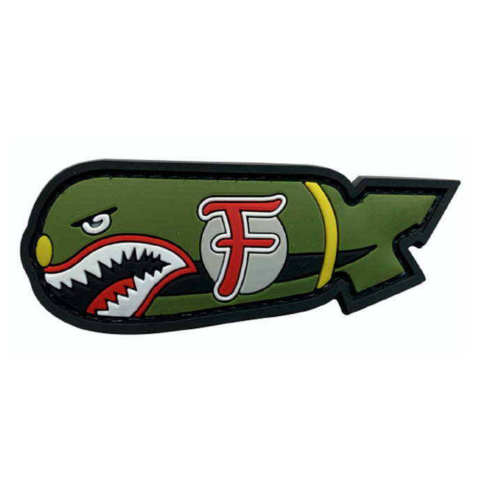 tacspec-f-bomb-pvc-velcro-patch---full-colour-001. TacSpec "F-Bomb" PVC Velcro Patch