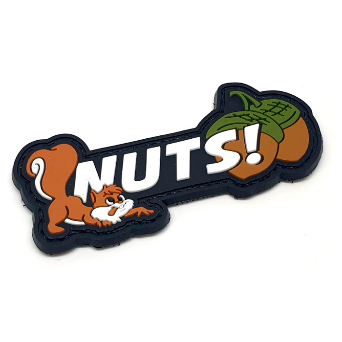 tacspec-nuts-pvc-velcro-patch-001. TacSpec "Nuts" PVC Velcro Patch