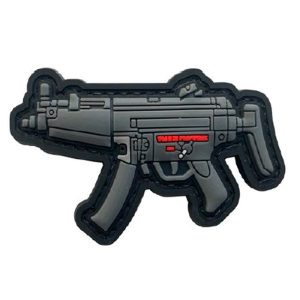 tacspec-mp5-pvc-velcro-patch-001. TacSpec "MP5" PVC Velcro Patch