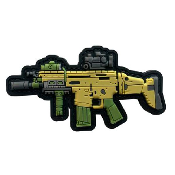 tacspec-scar-pvc-velcro-patch-001. TacSpec "SCAR" PVC Velcro Patch