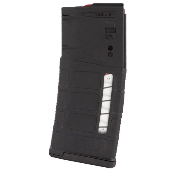 mag292-blk-magpul-pmag-lr-sr-g-m3-w-window-308-win. Magpul PMAG AR .308 LR/SR Gen M3 Windowed .308 Win 25rd