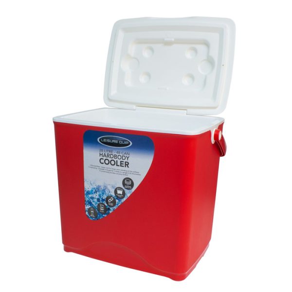 leisure-quip-28lt-hardbody-cooler-box---red-004. Leisure Quip 28L Hardbody Cooler Box - Red