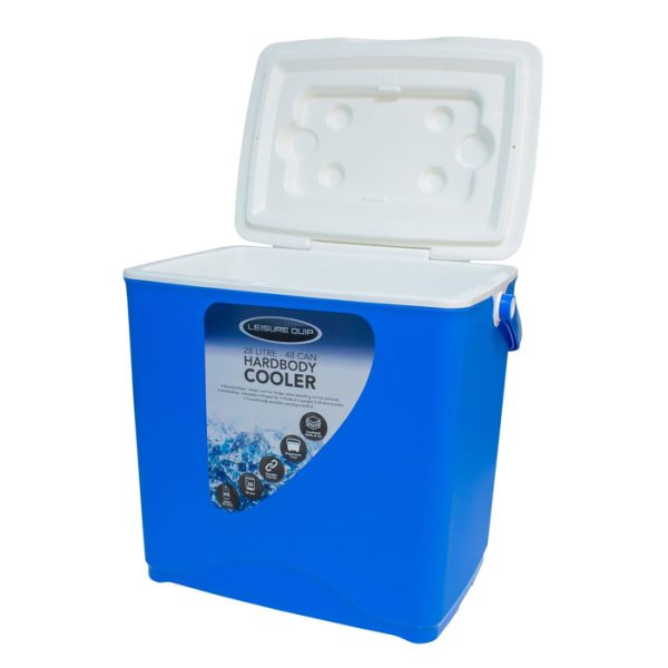 mq9096-leisure-quip-28lt-hardbody-cooler-box---blu. Leisure Quip 28L Hardbody Cooler Box - Blue