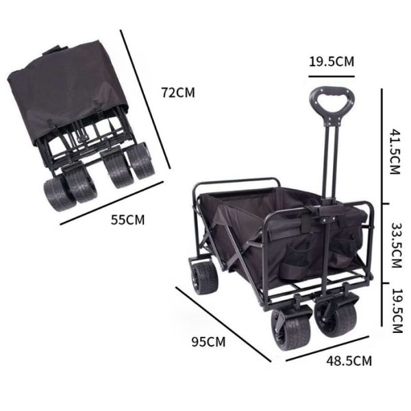 mq8972-leisure-quip-camping-wagon-004. Leisure Quip Camping Wagon/Trolley - Black