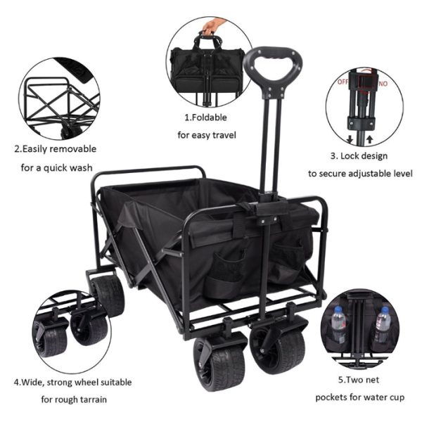 mq8972-leisure-quip-camping-wagon-003. Leisure Quip Camping Wagon/Trolley - Black